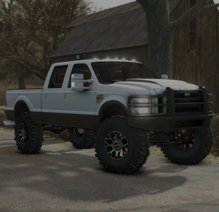 fs25-mods,  2009 King Ranch FS25 mod v1.0.0.0, featuring a detailed pickup truck in Farming Simulator 25.