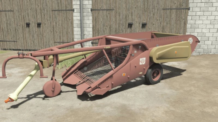 fs25-mods,  FS25 Agromet-Pionier Z-609 v1.0.0.0 mod in Farming Simulator 25, showcasing a vintage farm equipment with a rustic design.