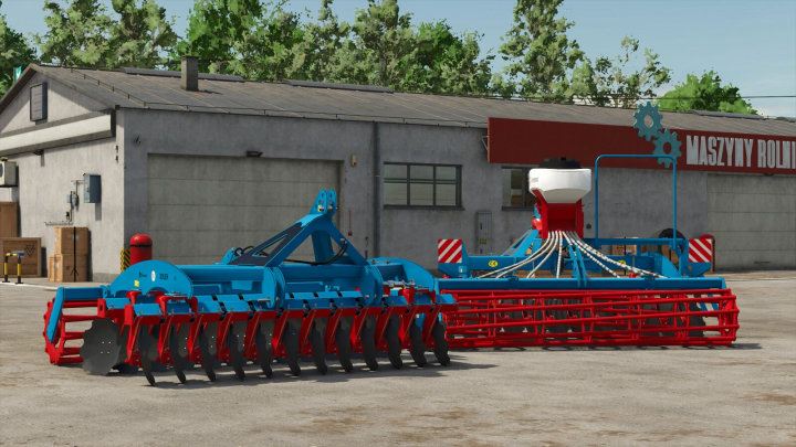 fs25-mods,  Gorenc Soiler 300 mod for Farming Simulator 25 in a yard setting.