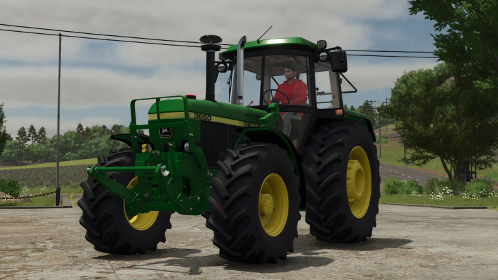 fs25-mods,  John Deere 3650 tractor depicted in FS25 mod, showcasing its design and details in Farming Simulator 25.