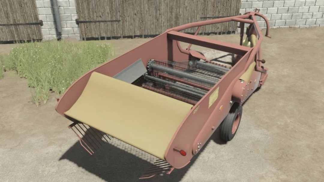 FS25 mod Agromet-Pionier Z-609 v1.0.0.0 for Farming Simulator 25, showcasing detailed agricultural machinery.