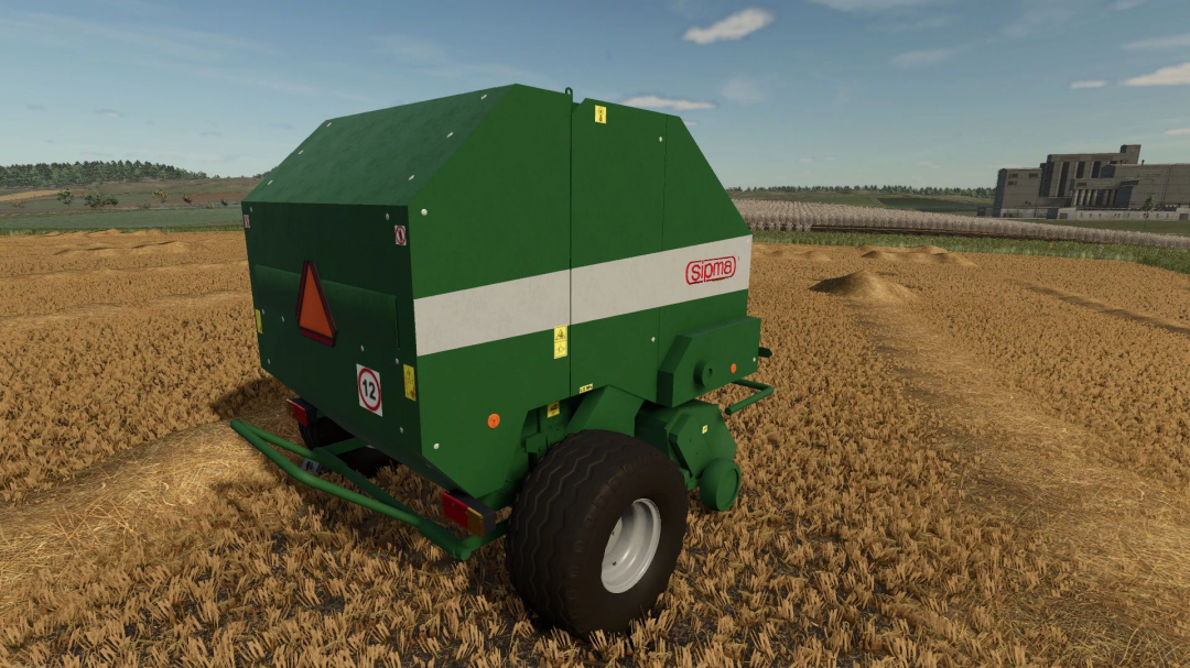 Sipma Z276 mod for FS25 on a farm field.