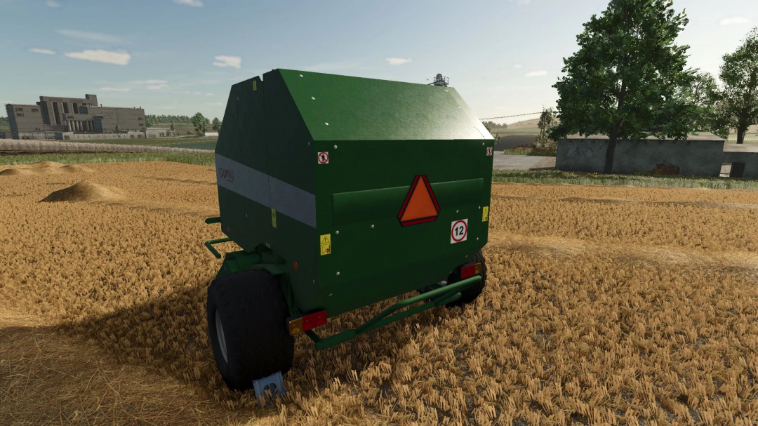 Sipma Z276 mod in FS25 on a harvested field, showcasing Farming Simulator 25 mods.