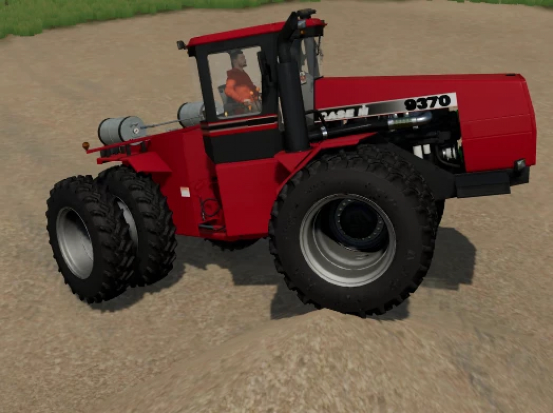 Case IH Propane Steiger tractor in FS25 mod showcasing powerful design.