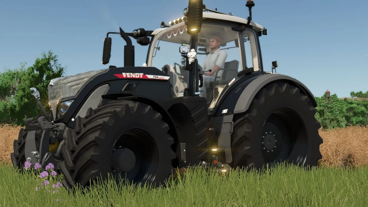 fs25-mods, FS25 mod Fendt 700 Vario Gen6 tractor in a field, showcasing Farming Simulator 25 gameplay.