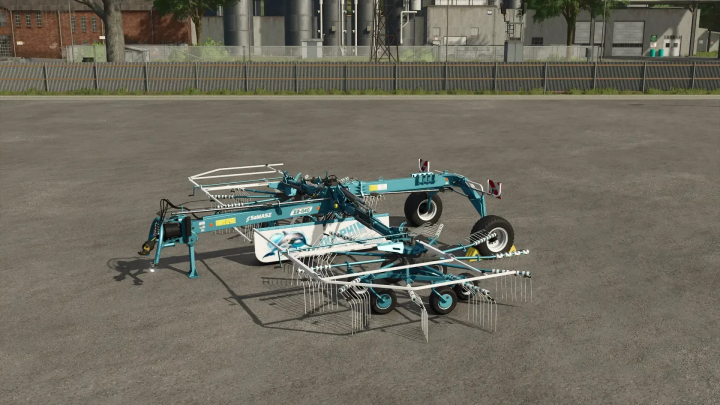 fs25-mods,  Samasz Schwader Z2840H Dolphin Edition mod in FS25, displayed on asphalt.