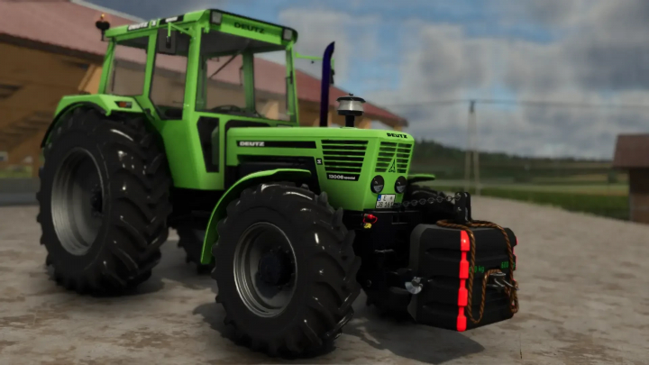 fs25-mods,  FS25 mod showing Tenwinkel 600kg weight on green tractor, Farming Simulator 25 equipment.