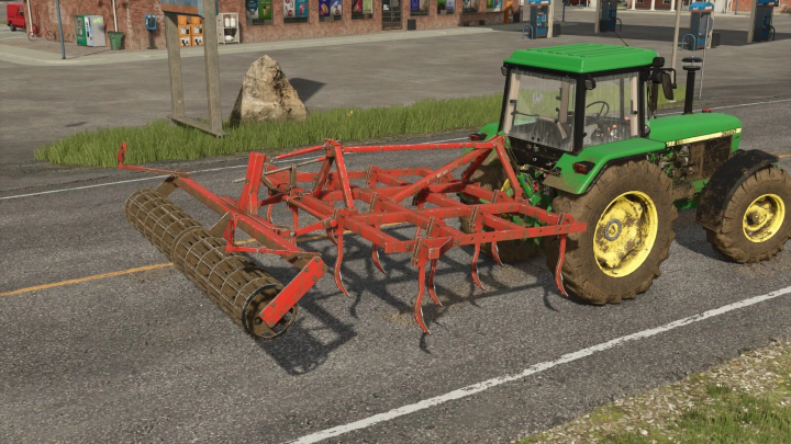 fs25-mods, Fortschritt B365/A03 mod attached to tractor in FS25.