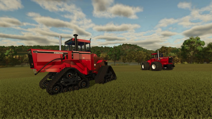 fs25-mods, International 7788 tractors in field, featured in FS25 mods for Farming Simulator 25.