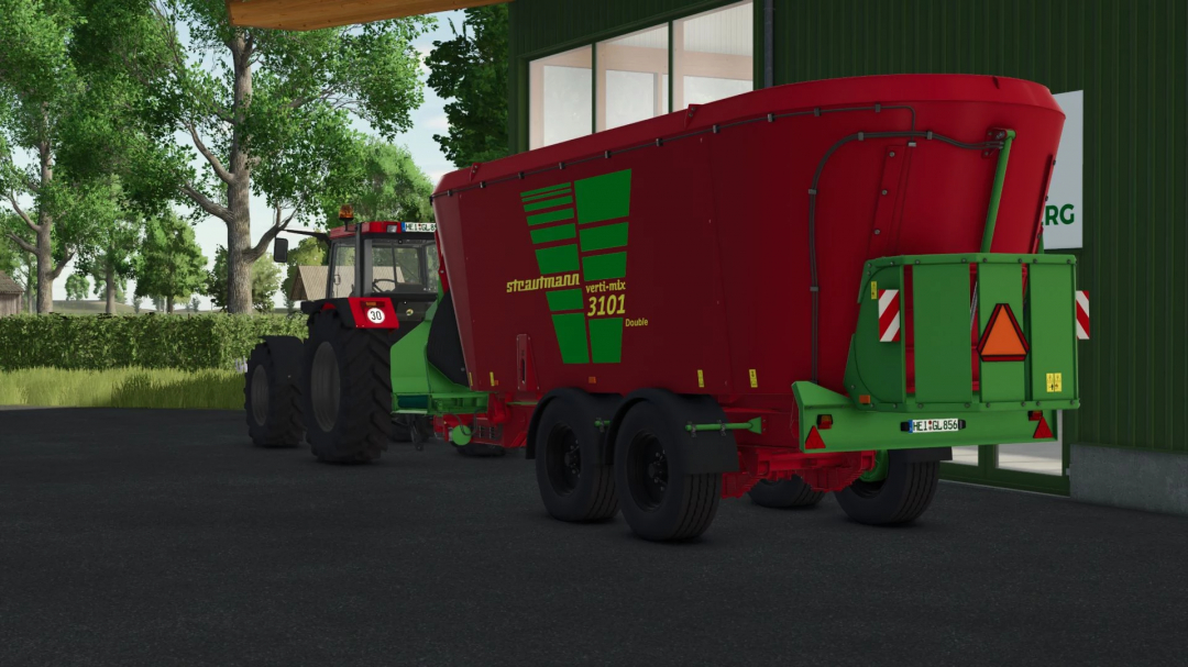 FS25 mod Strautmann Vertimix 3101 Double v1.0.0.0 in farming game scene