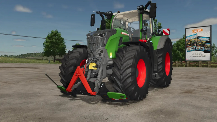 fs25-mods, FS25 mod showing Fendt 700 with Agribumper parked on a field, detailed view for Farming Simulator 25.