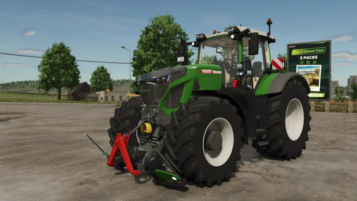 fs25-mods, Fendt 900 Agribumper v1.0.4.0 mod in Farming Simulator 25 environment.