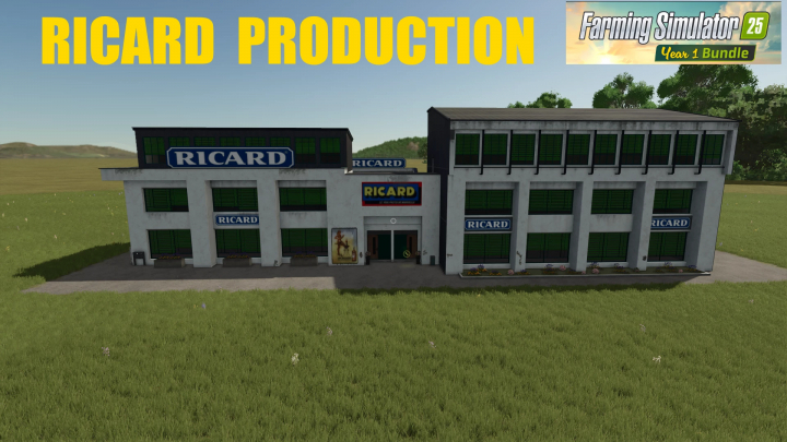 fs25-mods, RICARD PRODUCTION mod building for FS25, part of Farming Simulator 25 mods collection.