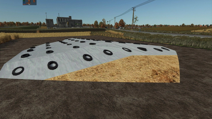 fs25-mods, Covered hay and straw silo in Farming Simulator 25 mod Hay and Straw Silos v1.0.0.1.