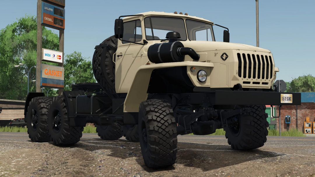 LIZARD 44202/5557 truck mod in FS25, showcasing rugged design and off-road tires.