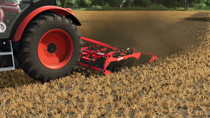 fs25-mods, Akpil Rylec cultivator in FS25 mod plowing field