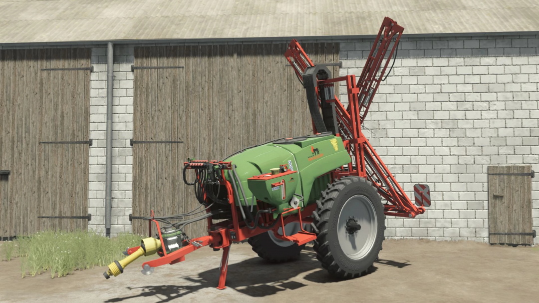 KFMR Krukowiak Apollo 1000/15/PHX mod for FS25, displayed in a farm setting.