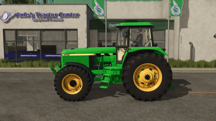 fs25-mods,  Farming Simulator 25 mod featuring John Deere 4755 Edit v1.0.0.0 in front of Axle's Tractor Center.