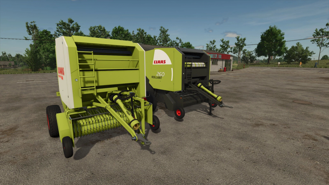 Claas Rollant 66 and 260 balers in FS25 mod, Farming Simulator 25 mods.