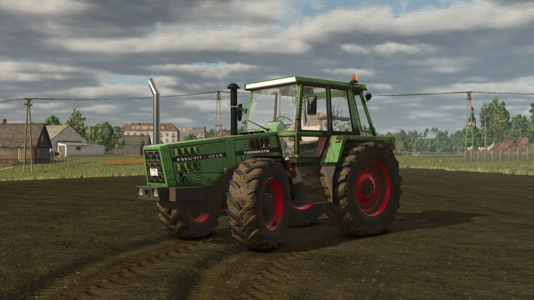 Fendt 620 tractor in a farm setting, featured in FS25 mods.