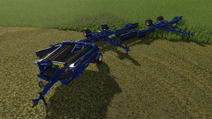 fs25-mods,  Dalbo PowerRoll 1230 HD Multi-Roller mod for FS25 on a field.