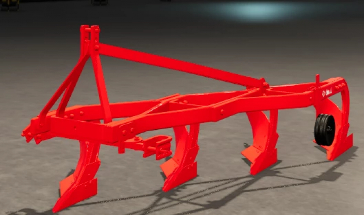 fs25-mods, Red Unlu plow mod for Farming Simulator 25, showcasing its design and features in FS25 mods.