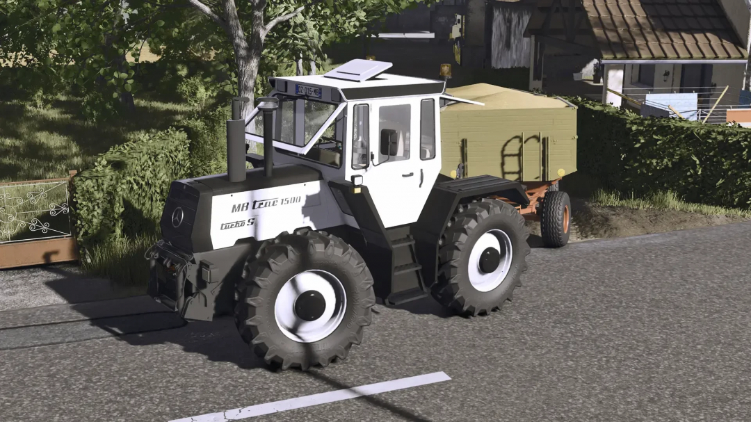 Mercedes Benz MB Trac 1000-1800 mod in FS25 on road