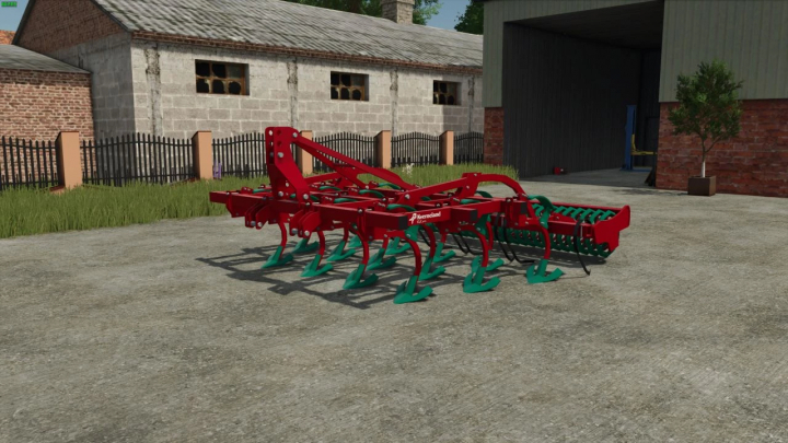 fs25-mods,  Kverneland CLC Pro mod for Farming Simulator 25 shown in a farmyard setting.