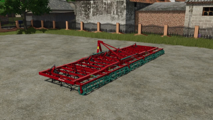 fs25-mods,  Kverneland TLD91 plow mod in Farming Simulator 25, displayed on a farmyard.