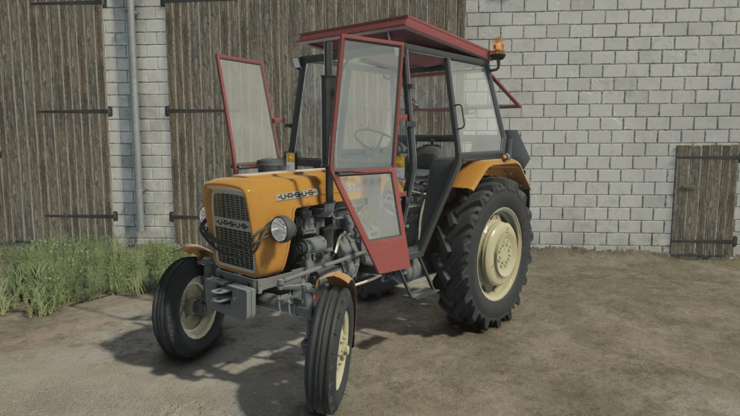 Ursus C-330/330M tractor mod for Farming Simulator 25, showing a detailed vintage design.