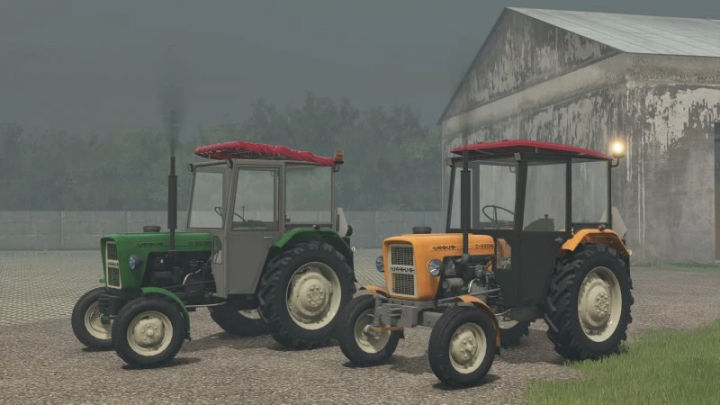 fs25-mods, FS25 mods: Two vintage Ursus C330/M tractors in Farming Simulator 25 mod edit v1.0.0.0.