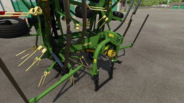 fs25-mods, Close-up of Krone Vendro 11.20 mod for FS25, showing detailed machinery parts. Farming Simulator 25 mods.