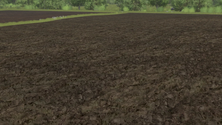 fs25-mods, FS25 mod showcasing realistic plowed ground textures, enhancing Farming Simulator 25 gameplay.