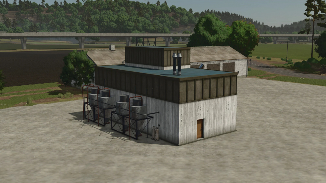 Farming Simulator 25 mod: Pig Food Mixer v1.0.0.0 for efficient pig feeding.
