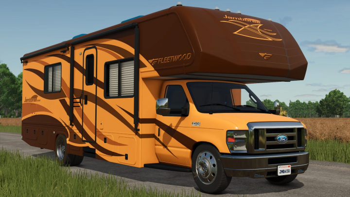 fs25-mods, Farming Simulator 25 mods: 2014 Fleetwood Jamboree Sport 31M RV mod from FS25 mods collection.