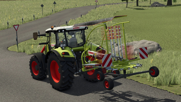 fs25-mods, FS25 mods: CLAAS LINER 500 Profi L v1.0.0.0 agricultural implement in Farming Simulator 25 with detailed machinery.