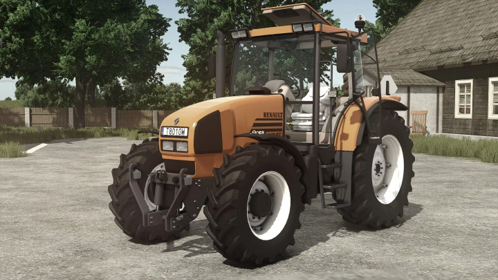 fs25-mods, Farming Simulator 25 mod: Renault Ares 600 tractor with detailed design, suitable for agricultural tasks in FS25.