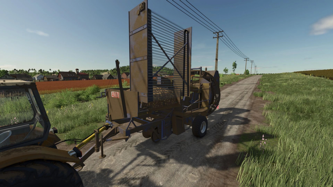 Farming Simulator 25 mod: Agromet Z644 Anna v1.0.0.0, a large agricultural machine used for farming tasks in FS25.
