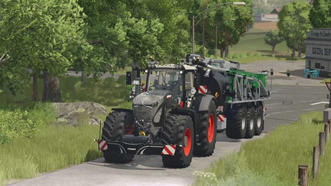 Fendt 900 Vario Edit v1.0.0.0 mod for Farming Simulator 25, realistic tractor with detailed features, suitable for farming tasks.