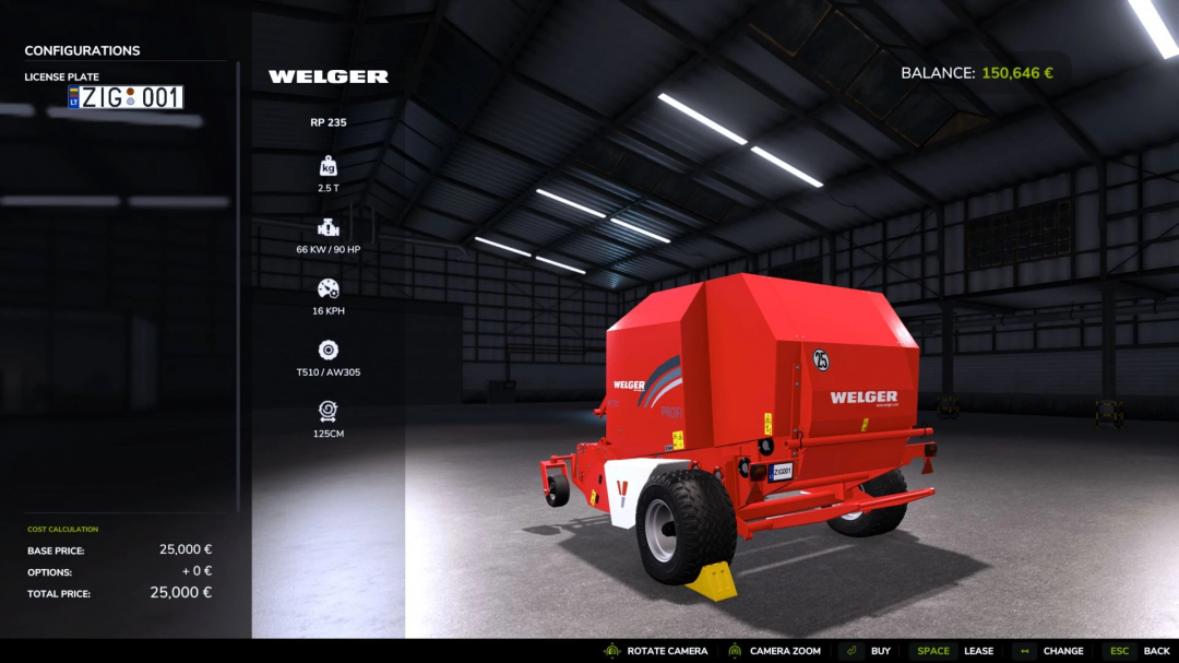 Welger RP 235 Profi v1.0.0.0