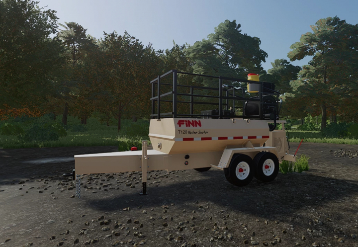 fs22-mods, FS22 mod - Finn Hydroseeder v1.0.0.0 for Farming Simulator 22, used for spraying liquid fertilizers on fields.