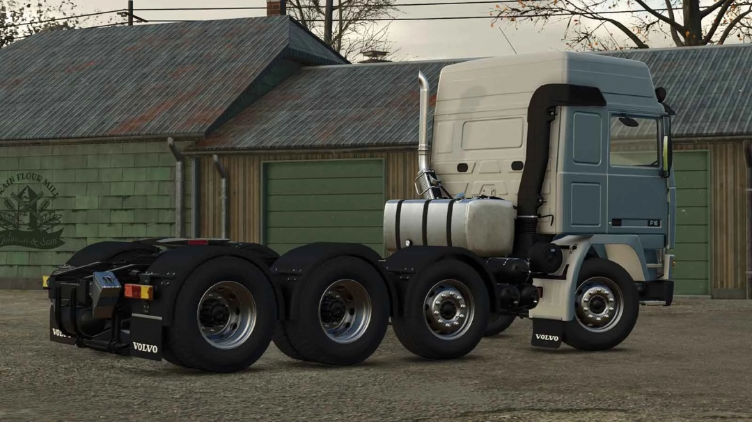 Farming Simulator 25 mods: Volvo F Series truck with detailed cab and realistic design, ideal for FS25 gameplay.