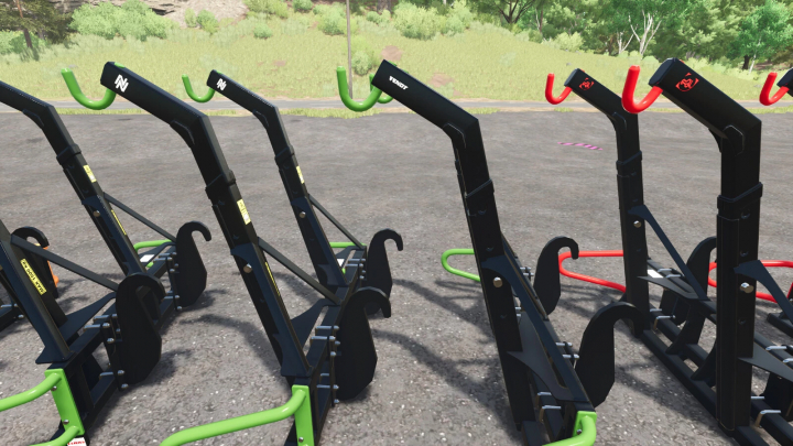 fs25-mods, Farming Simulator 25 mods: Double Big Bag Hook for Telescopic Lifter, ideal for FS25 agriculture equipment.