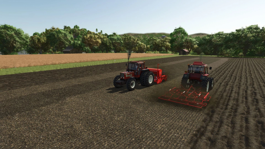 Farming Simulator 25 mods featuring the Fiatagri 140-90 tractor working in a field.