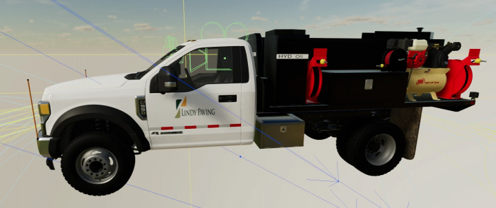 fs22-mods, FS22 mod: Fuel and Lube Truck Edits with hydraulic oil system for Farming Simulator 22.