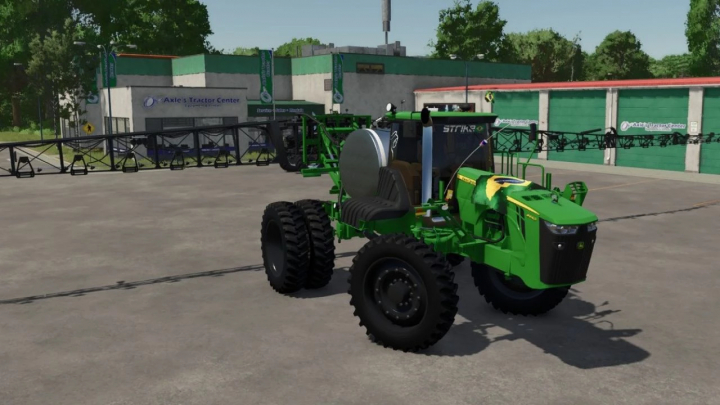fs25-mods, Farming Simulator 25 mod: John Deere 4940 Edit BR v1.0.0.0, a detailed green tractor in a farmyard setting.