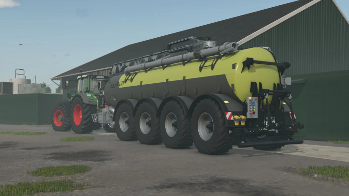 fs25-mods, Farming Simulator 25 mod: Kaweco 4 axles 32m3 slurry tank with detailed design, used in farming and crop management.