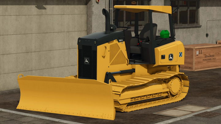 fs25-mods,  John Deere 650K bulldozer mod in Farming Simulator 25, detailed construction equipment for FS25 mods