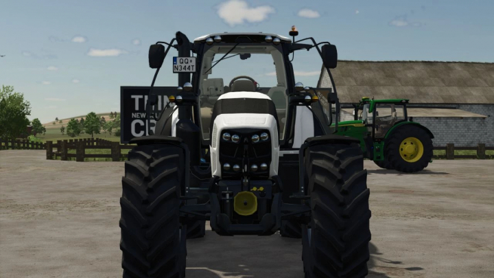 fs25-mods, Farming Simulator 25 mod featuring a Lamborghini R6.250 tractor with realistic details, part of FS25 mods collection.