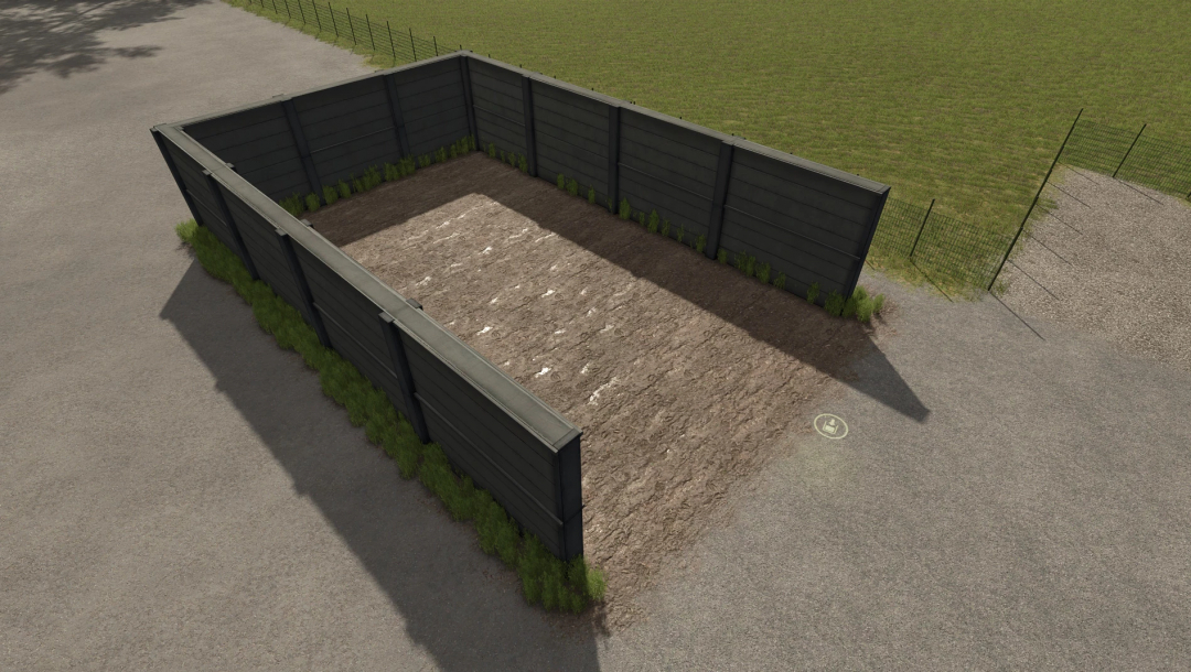 Farming Simulator 25 mod: Manure Heap for realistic manure storage, part of FS25 mods.